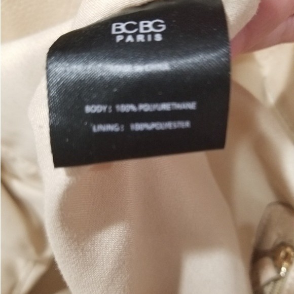 BCBG Tan Quilted Style Tote Bag - Picture 3 of 8